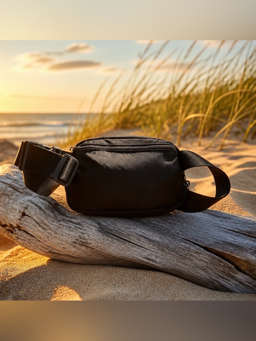 lululemon athletica Black Compact Belt Bag
